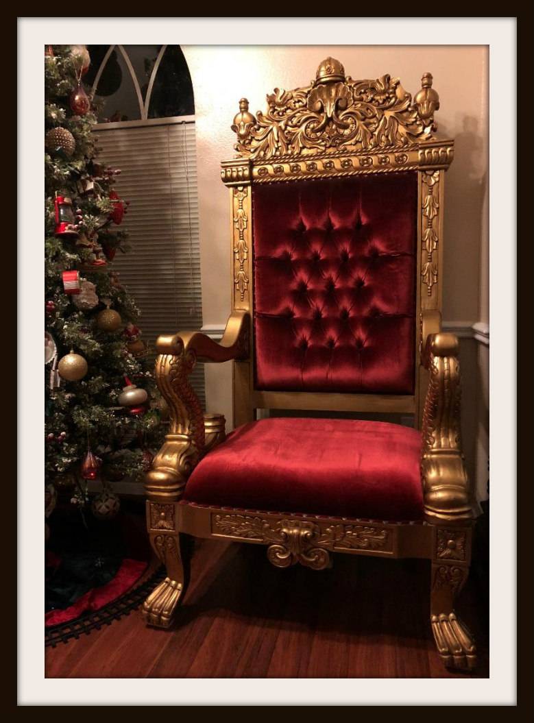 Santa throne, sleigh and other Christmas party items, Houston, TX